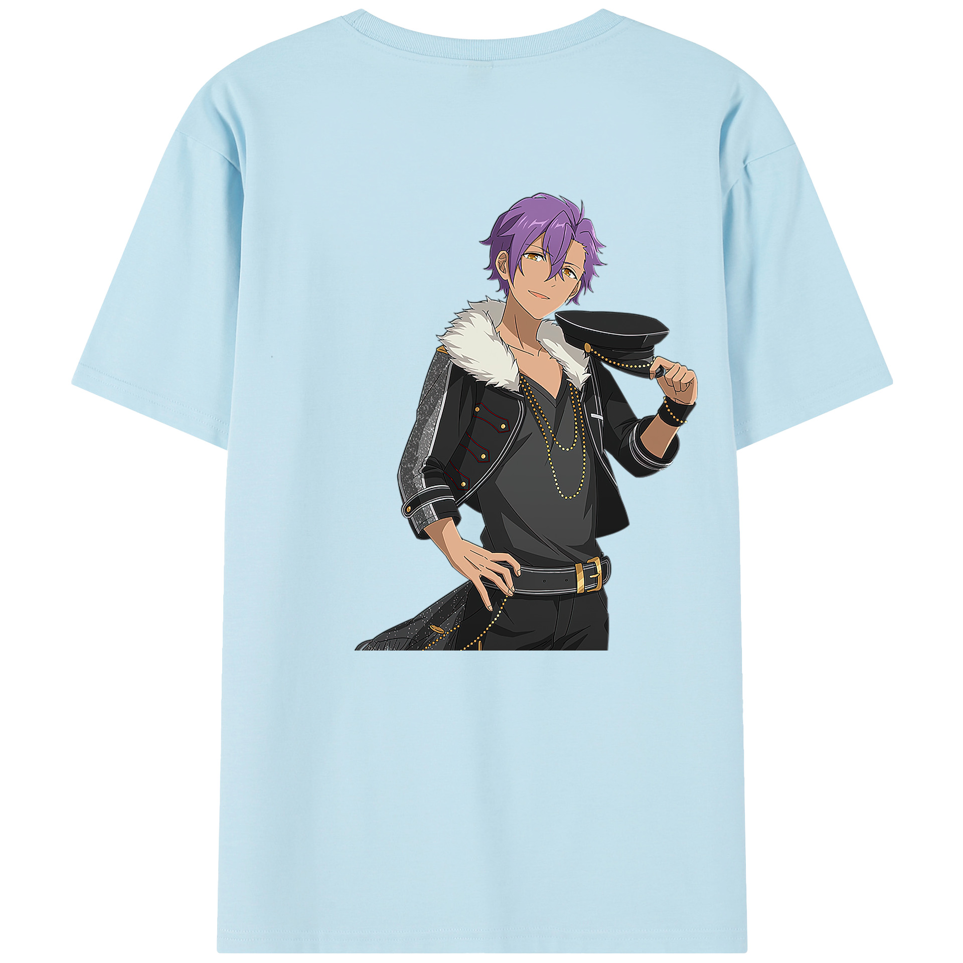 （画像用） あんさんぶるスターズ! Ensemble Stars 綿100％半袖Tシャツ（背面プリント）